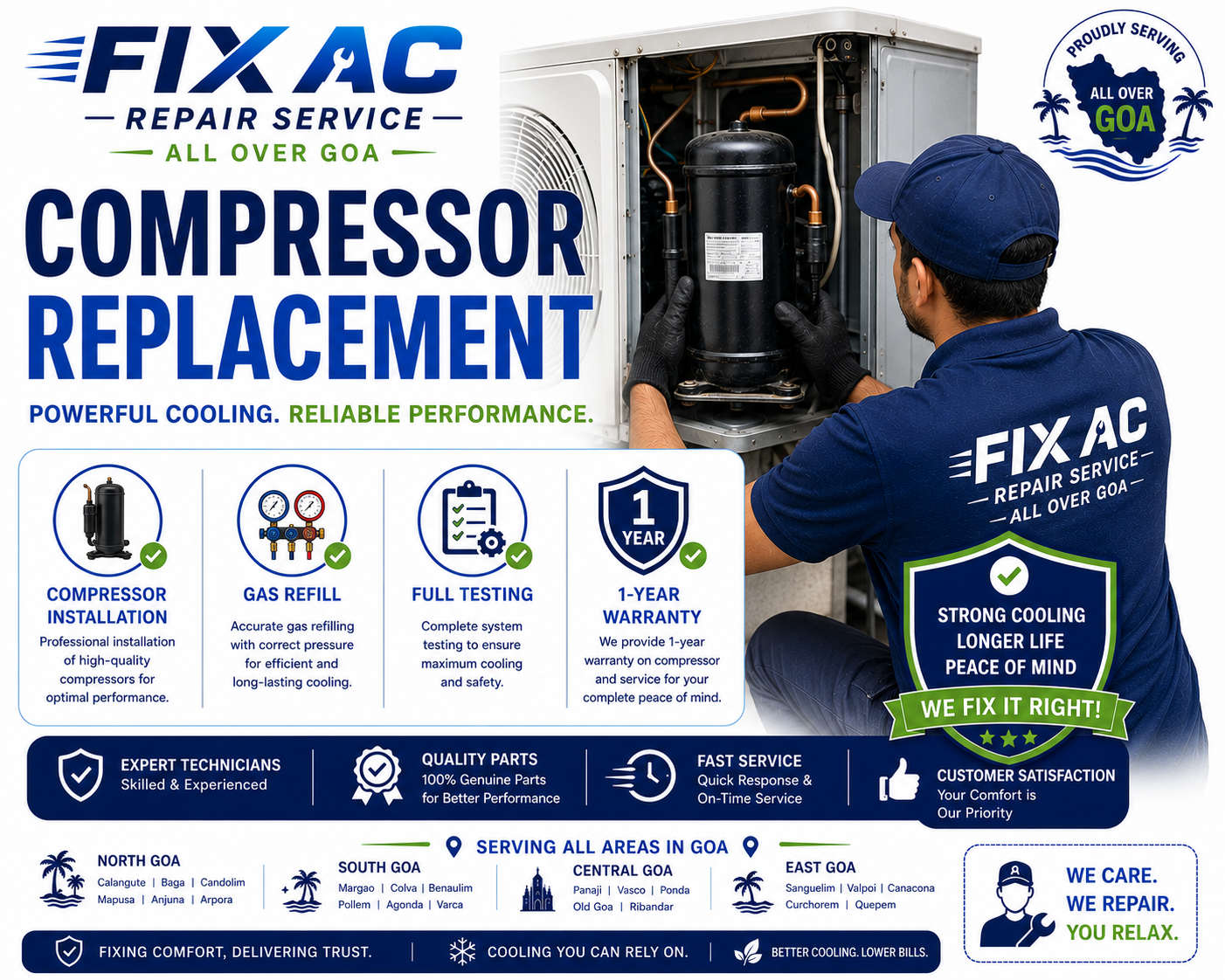 Compressor Replacement in Goa